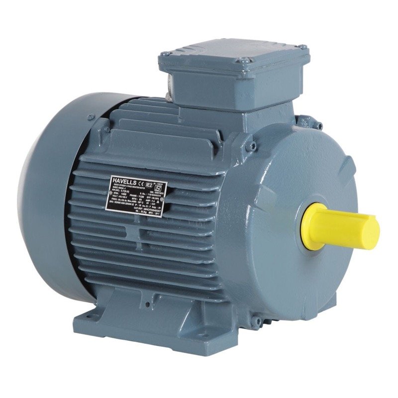 Havells S4 9.3 kW (12.5 HP) 4-Pole 1500 RPM High Efficiency Crane Duty Motor (S4 40% CDF)